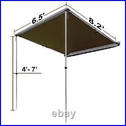 OFFGRID Roof Awning Pull Out Roof Top Sun Shade Car Shelter 6.5ft x 8.2ft