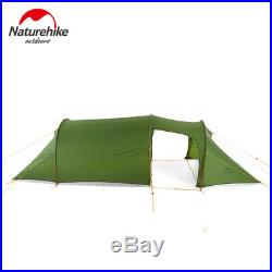 OPALUS 3 Person Large Space 4 Season 2-Room Camping Tunnel Tent Double Layer