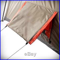 OZARK TRAIL12 PERSON 3 ROOM INSTANT CABIN TENT With CARRYING BAG STAKES L-SHAPED