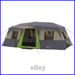 OZARK TRAIL 12-PERSON 3-ROOM INSTANT CABIN CAMPING TENT LIME