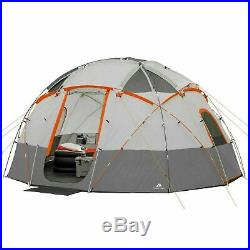 OZARK TRAIL 12-Person Base Camp Tent with Built-in LED Lights Model 30500 NEW