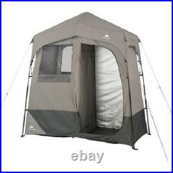 OZARK TRAIL 2-ROOM CAMPING Instant Shower/Utility Shelter, Outdoor Privacy Tent