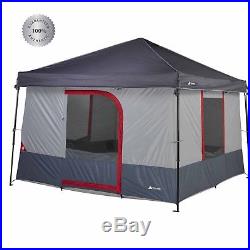 OZARK Trail 6 Person ConnecTent Pop Up Instant Canopy Camping Tent Outdoor USA