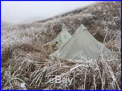 OneTigris Winter 2 Person Chimney Teepee Tent Camping Hiking Waterproof Shelter
