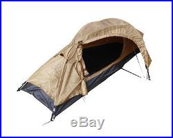 One Man COYOTE Military Army RECON TENT 1 Berth Brown Single Camping Shelter