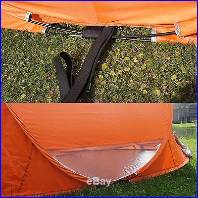 Orange 2-3 Persons Camping Hiking Travelling Beach Shelter Pop Up Tent CLEARANCE