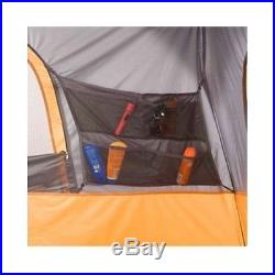 Orange Outdoor Tent 8 Person 2 Room Instant Cabin Shelter Windows Camping Camp