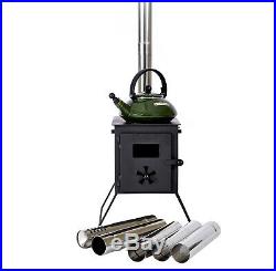 Outbacker Firebox Eco Burn Portable Wood Burning Tent Stove With Free Bag