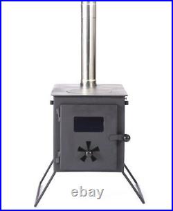 Outbacker'Firebox' Portable Wood Burning Tent Stove For Bell Tent