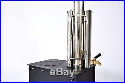 Outbacker Firebox Wood Burning Stove & Water Boiler Package + Free Carry Bag