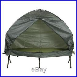 Outdoor 1-person Folding Tent Elevated Camping Cot