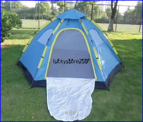 Outdoor 6 Person Dome Tent Hiking Camping Automatic Instant Pop up Family Tent