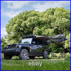 Outdoor Camping 270 Degree Car Folding Side Awning Tent Driving Side Rooftop