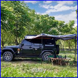 Outdoor Camping 270 Degree Car Folding Side Awning Tent Driving Side Rooftop