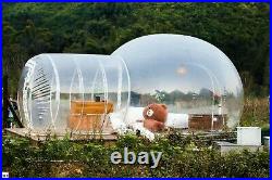 Outdoor Camping Clear Top Garden Transparent Inflatable Bubble Tent with Tunnel