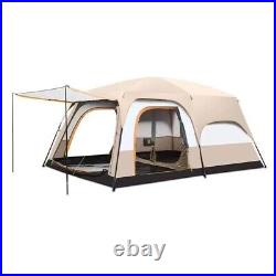 Outdoor Camping Double layered Luxury Tent Large Family Tent, 5-8 People Waterpr