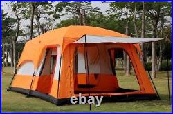 Outdoor Camping Double layered Luxury Tent Large Family Tent, 5-8 People Waterpr