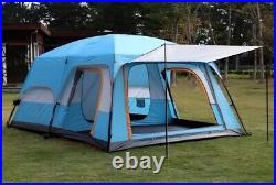 Outdoor Camping Double layered Luxury Tent Large Family Tent, 5-8 People Waterpr