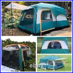 Outdoor Camping Double layered Luxury Tent Large Family Tent, 5-8 People Waterpr