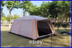 Outdoor Camping Double layered Luxury Tent Large Family Tent, 5-8 People Waterpr