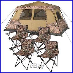 Outdoor Camping Hunting Hiking 8 Person Sleep Instant Cabin Window Private Tent