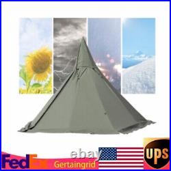 Outdoor Camping Tent Teepee Tent 4 Season 2 Doors Hike Waterproof Tent Reathable