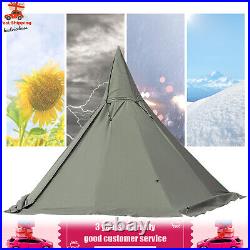 Outdoor Camping Tent Teepee Tent 4 Season 2 Doors Hike Waterproof Tent Reathable