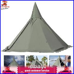 Outdoor Camping Tent Teepee Tent 4 Season 2 Doors Hike Waterproof Tent Reathable