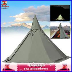 Outdoor Camping Tent Teepee Tent 4 Season 2 Doors Hike Waterproof Tent Reathable