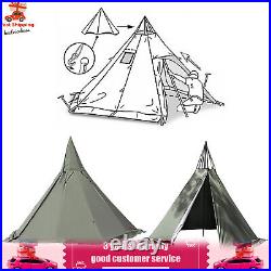 Outdoor Camping Tent Teepee Tent 4 Season 2 Doors Hike Waterproof Tent Reathable