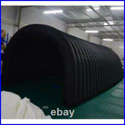 Outdoor Inflatable Tunnel Sport Tunnel Entrance Inflatable Tent for Event(Black)