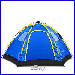Outdoor Large 6 Person Hiking Camping Automatic Instant Pop up Family Tent