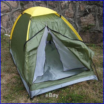 Outdoor Single Hiking Travel Sleeping Camping Tent Sealed Bottom Waterproof Dome