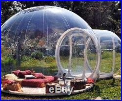 Outdoor Single Tunnel Inflatable Bubble Tent Camping Family