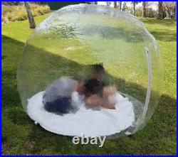 Outdoor Single Tunnel Inflatable Bubble Tent Camping Family Stargazing with Blower