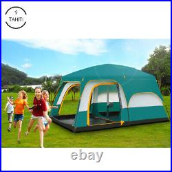 Outdoor Tent 8-12 People Camping Camp Tents Two Bedroom Big Space High Quality