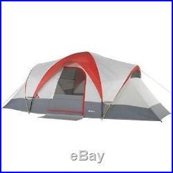 Outdoor Tent 9-Person Camping Hiking Family Cabin & BONUS 2 Queen Airbeds NEW