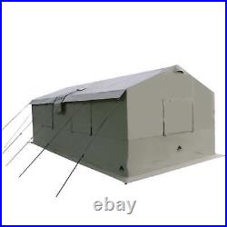 Outdoor Wall Tent Stove Jack 20' x 10' Sleeping Camping Large 10 Person Capacity