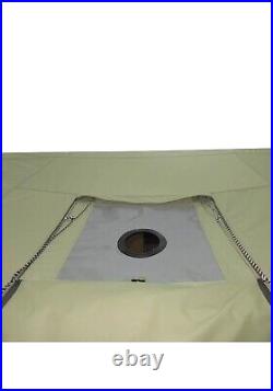 Outdoor Wall Tent Stove Jack 20' x 10' Sleeping Camping Large 10 Person Capacity