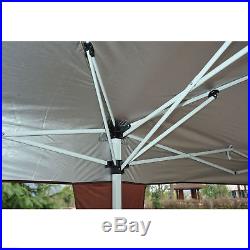 Outsunny 10x20FT Portable Pop Up Wedding Party Tent Gazebo Canopy with Carry Bag
