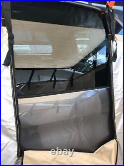 Overland shower tent TAN With Roof & LED Lights