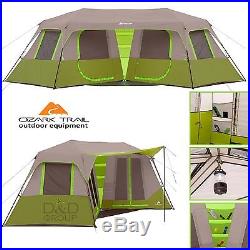 Ozark 8 Person 2 Room Instant Double Villa Cabin Tent Trail Outdoor Camping NEW
