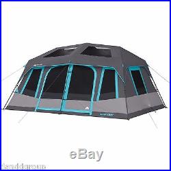 Ozark Trail 10 Person 2 Room Dark Rest Instant Cabin Tent Large Camping Outdoor