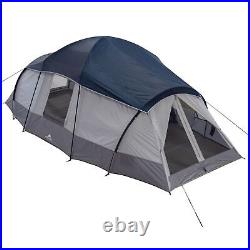 Ozark Trail 10-Person 3-Room Cabin Tent with 2 Side Entrances Outdoor Camping Tent