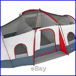 Ozark Trail 10 Person 3 room Cabin Tent New Large Roomy Camping Outdoor Hunting