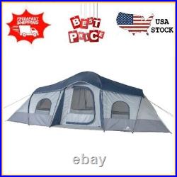 Ozark Trail 10-Person Cabin Tent, with 3 Entrances