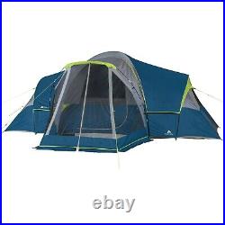 Ozark Trail (10-Person) Family Camping Tent with 3 Rooms and Screen Porch