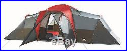 Ozark Trail 10-Person Family Tent Outdoor Camping Hiking Instant Cabin 3 Rooms