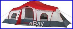 Ozark Trail 10 Person Instant Cabin Camping Tent Large 3 Room Easy Setup Outdoor