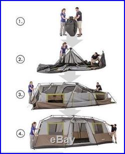 Ozark Trail 10 Person Waterproof Family Camping Cabin Tent Outdoor Garden